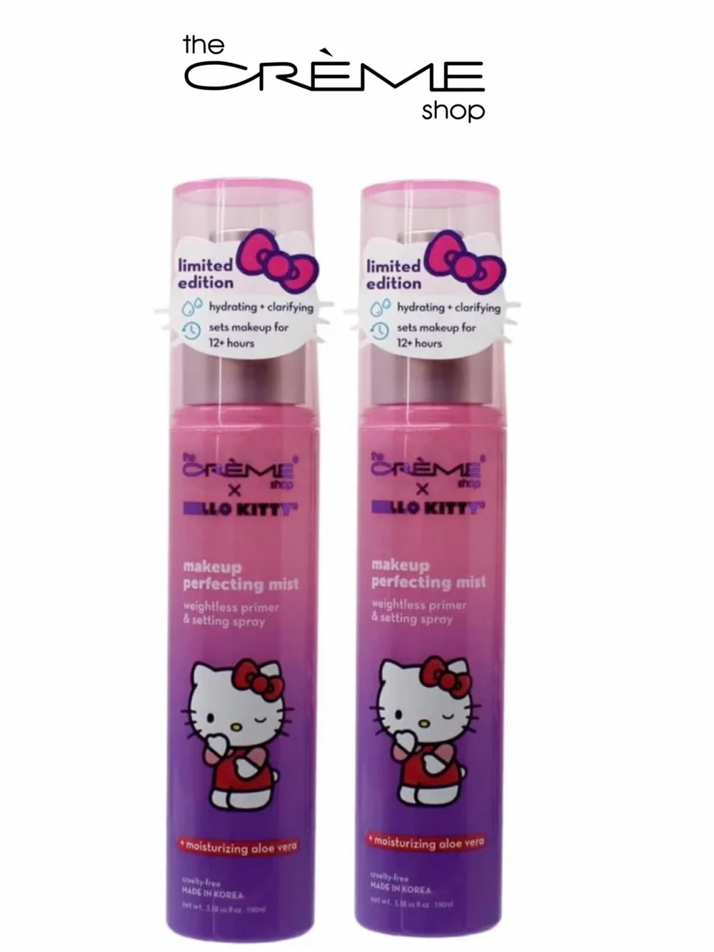 THE CRÈME SHOP 2X Hello Kitty Makeup Perfecting Mist,